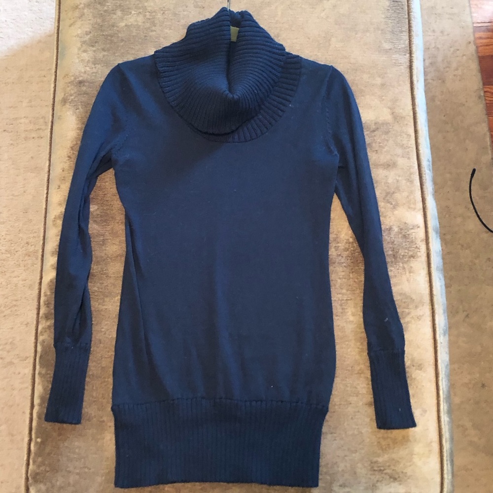 The Limited, cowl neck sweater, size S- dark teal